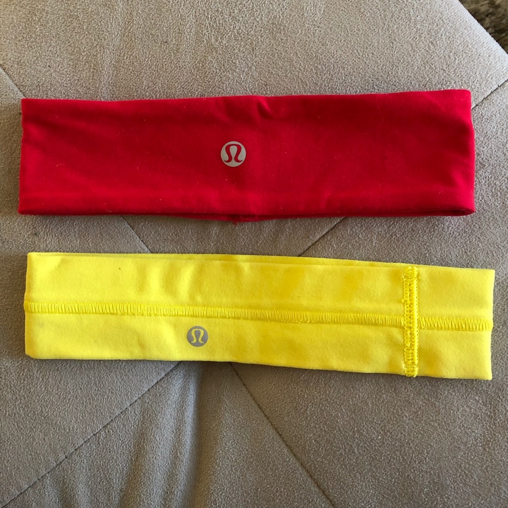 Two Lululemon headbands